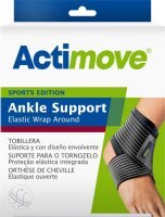 ACTIMOVE SE Stabilizator stawu skokowego z elastycznym pasem do owijania, rozmiar S czarny