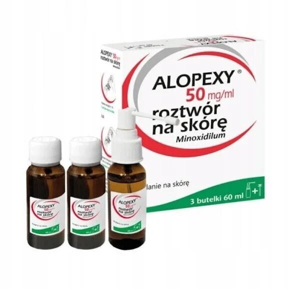 Alopexy Roztwór na skórę 0,05g/ml, 3 butelki x 60ml