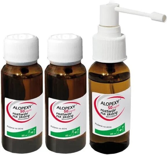 Alopexy Roztwór na skórę 0,05g/ml, 3 butelki x 60ml