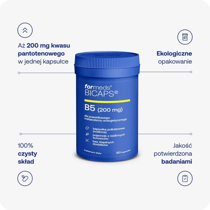 BICAPS B5  60 kaps./Dostawa –5 zł przy zakupie tego produktu/