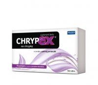 Chrypex, pastylki do ssania na chrypkę, smak czarna porzeczka, 30 szt.