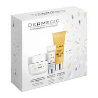 DERMEDIC Oilage Zestaw Krem na dzień naprawczy + Krem pod oczy + Olejowy syndet do mycia