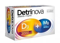 Detrinova 2000 D3 + Magnez 60 tabletek