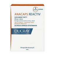 DUCRAY Anacaps Reactiv - włosy i paznokcie, kapsułki, 30 sztuk