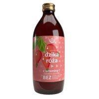 Dzika róża, sok z dzikiej róży z naturalną witaminą C, 500 ml