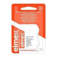 ELMEX Nić dentystyczna woskowana 50 m 1szt