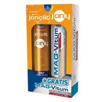 Jonolit Jony + MAG-Vitum musujące z Vitaminą B6 40 tabletek