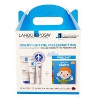 LA ROCHE ZESTAW WYPRAWKOWY krem myjący 200ml + balsam kojący 15ml + balsam regenerujący 75ml + ks