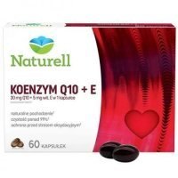 NATURELL Koenzym Q-10+E 60 kapsułek