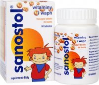 Sanostol tabletki musujące do ssania 60 sztuk Data ważności 31.05.2026