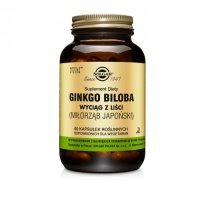 SOLGAR GINKGO BILOBA (Miłorząb japoński) 60 kapsułek Data ważności 30.06.2026